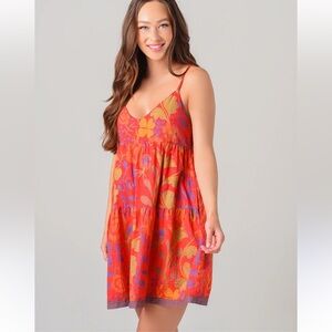 Little People Vibrant Floral Sundress - Size Small